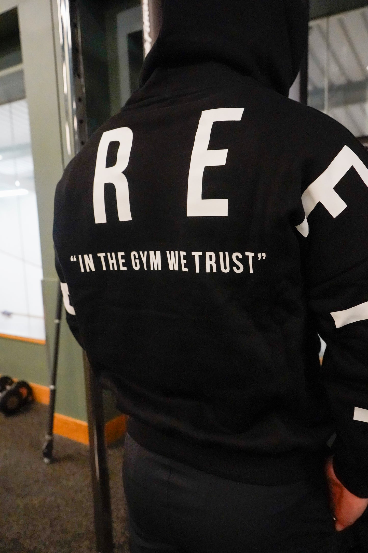 Premium Black Oversized Hoodie by SabreFIT - Comfortable and Stylish