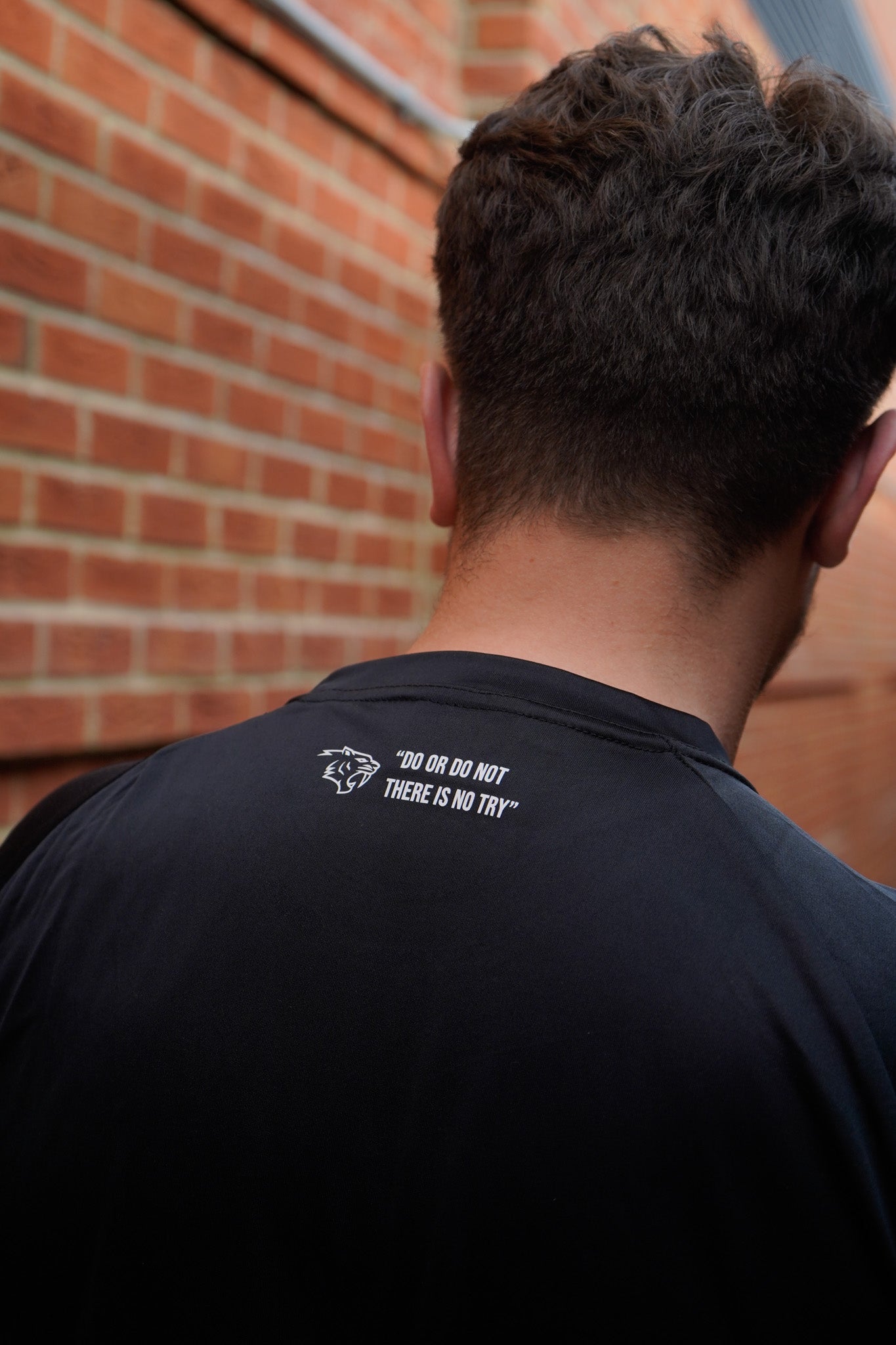 Black Slim Fit Short Sleeve Training Top by SabreFIT – Engineered for Comfort and Performance